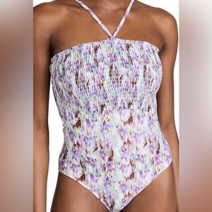 Tanya Tailor KENDRA SMOCKED ONE-PIECE swimsuit NWT Size 1X